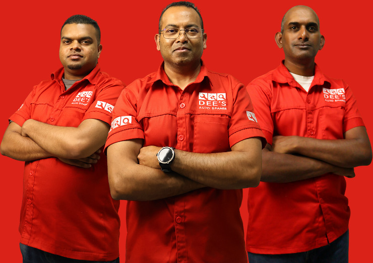 Dee's Auto Spares team, Edenvale